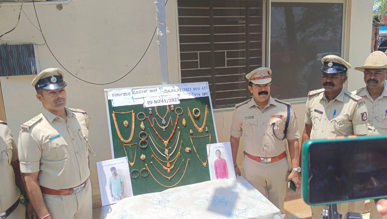 ಅಂತರರಾಜ್ಯ ಕಳ್ಳರ ಬಂಧನ: 60 ಲಕ್ಷ ಮೌಲ್ಯದ ಚಿನ್ನ ವಶ