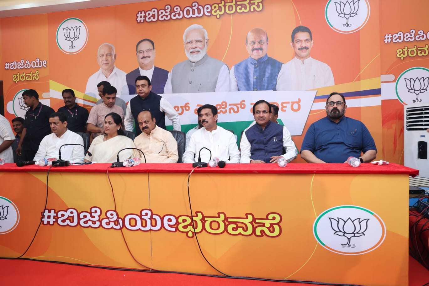 ಮಲ್ಲೇಶ್ವರದಲ್ಲಿ ಮಾಧ್ಯಮ ಕೇಂದ್ರದ ಉದ್ಘಾಟನೆ ಸಾಧನೆಯ ವರದಿ  ಹಿಡಿದು ಮತ ಕೇಳುತ್ತಿದ್ದೇವೆ: ಬೊಮ್ಮಾಯಿ
