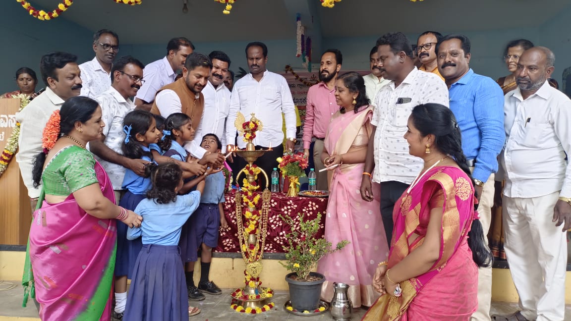 ಸರಕಾರಿ ಶಾಲಾಭಿವೃದ್ಧಿಗೆ ಸಹಕಾರ: ಶರತ್‌ ಬಚ್ಚೇಗೌಡ