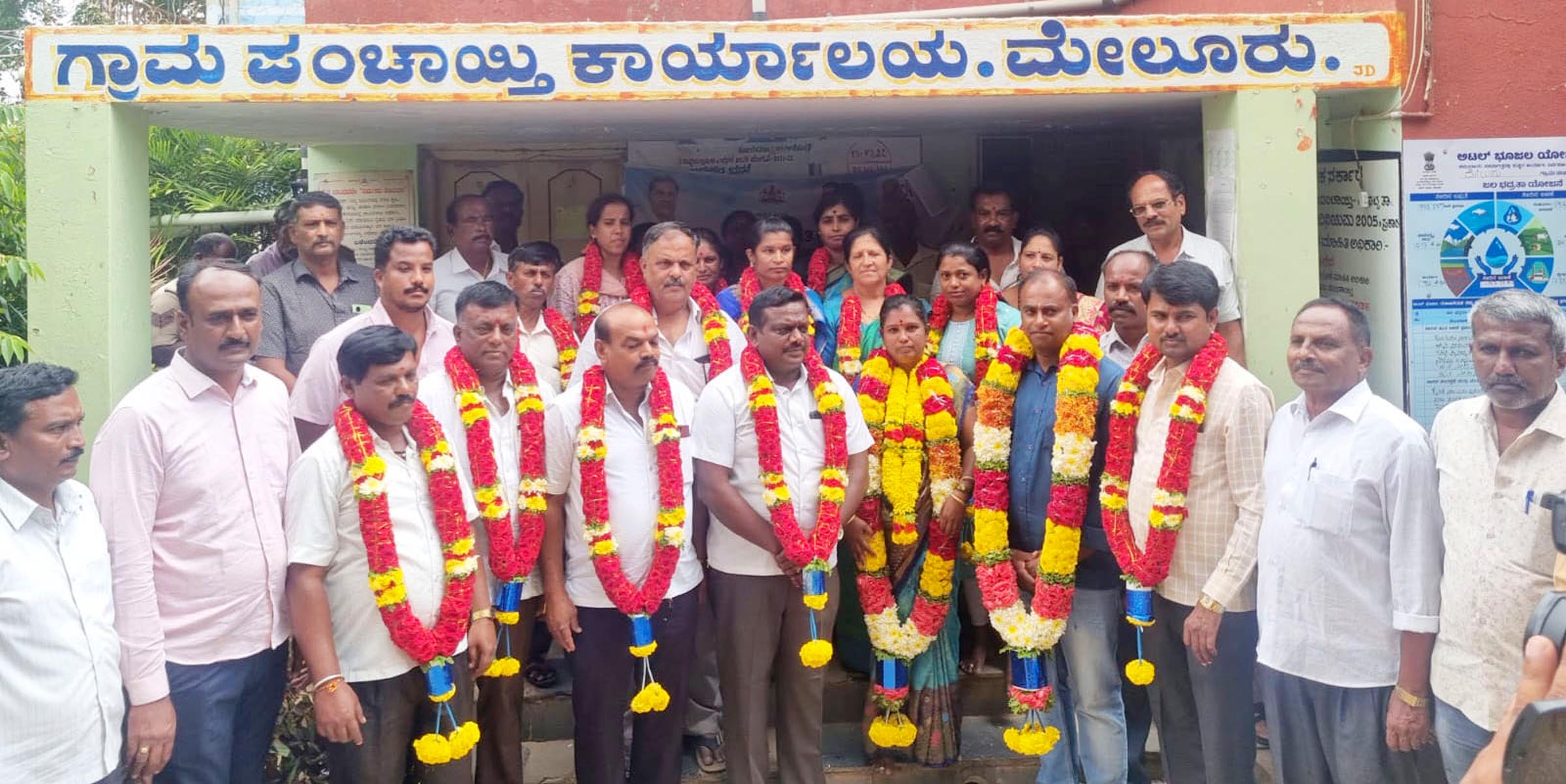 ಮೇಲೂರು ಗ್ರಾ.ಪಂಗೆ ನೂತನ ಅಧ್ಯಕ್ಷ, ಉಪಾಧ್ಯಕ್ಷರ ಆಯ್ಕೆ