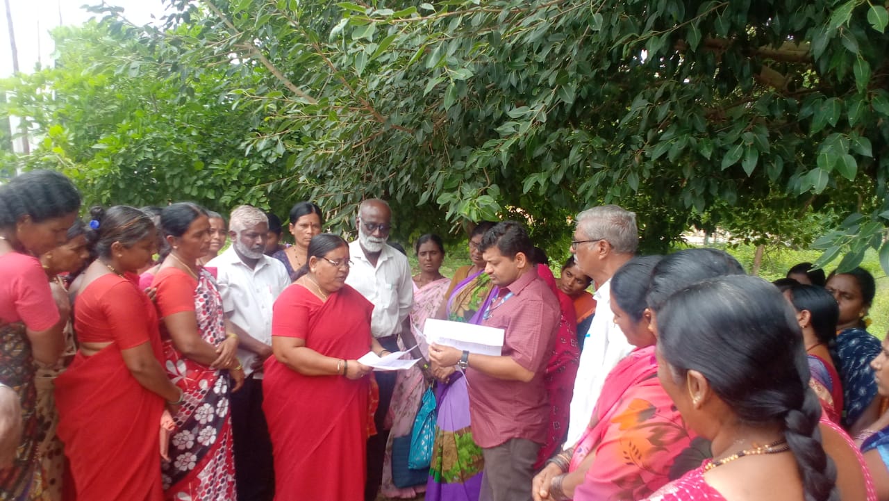 ಬಿಸಿಯೂಟ‌ ತಯಾರಕರ ಪ್ರತಿಭಟನೆ