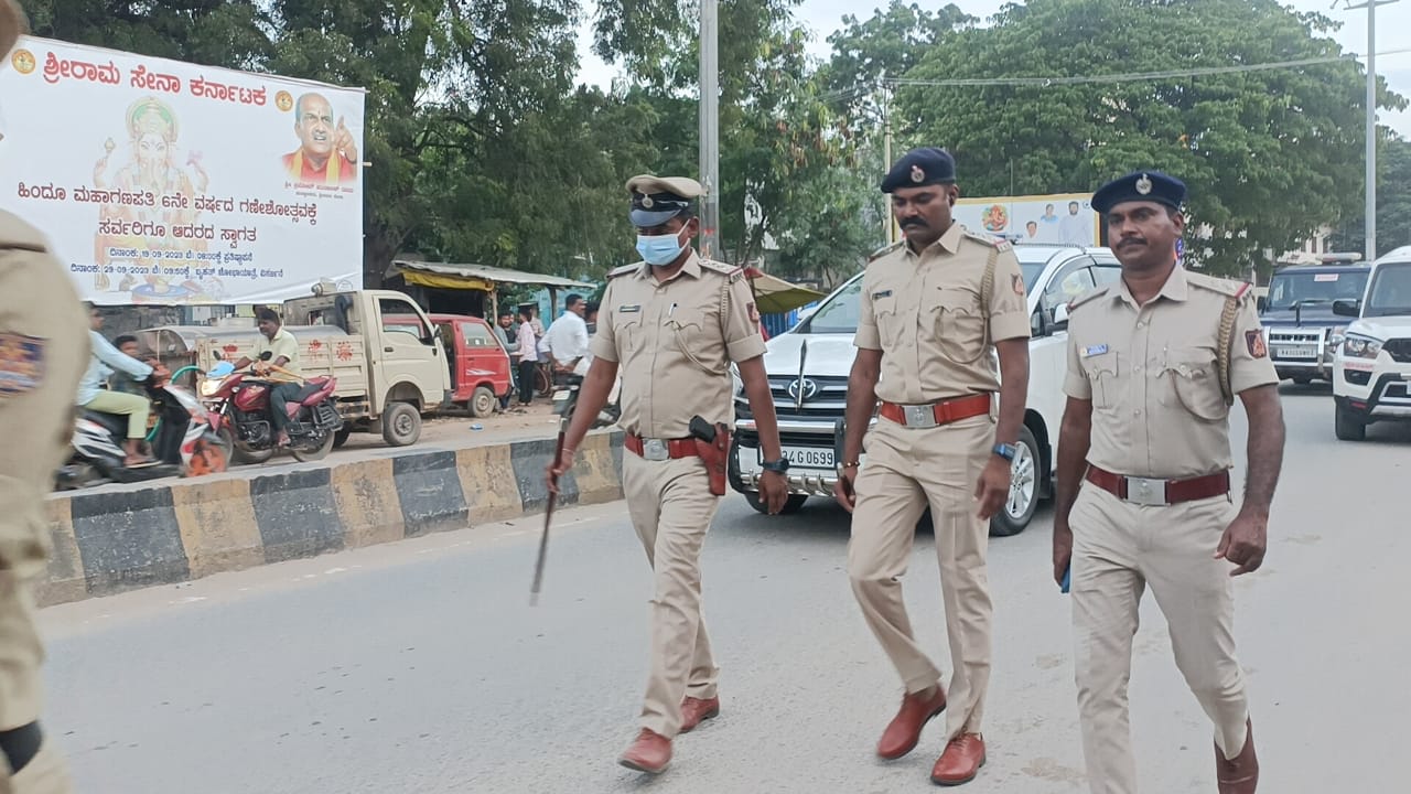 ಹಿಂದೂ ಮಹಾಸಭಾ ಗಣೇಶ ವಿಸರ್ಜನೆಗೆ ಪೋಲಿಸ್ ಇಲಾಖೆಯ ವಿಶೇಷ ಬಂದೋಬಸ್ತು