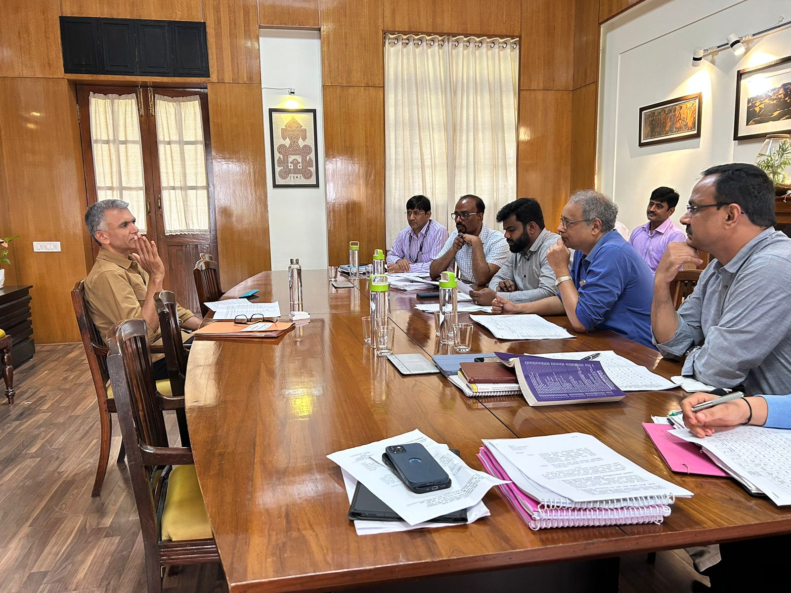 ಬೆಂಗಳೂರು ನಗರ- ಗ್ರಾಮೀಣ ಜಿಲ್ಲಾಧಿಕಾರಿಗಳ ಮಾಸಿಕ ಪ್ರಗತಿ ಪರಿಶೀಲನಾ ಸಭೆ