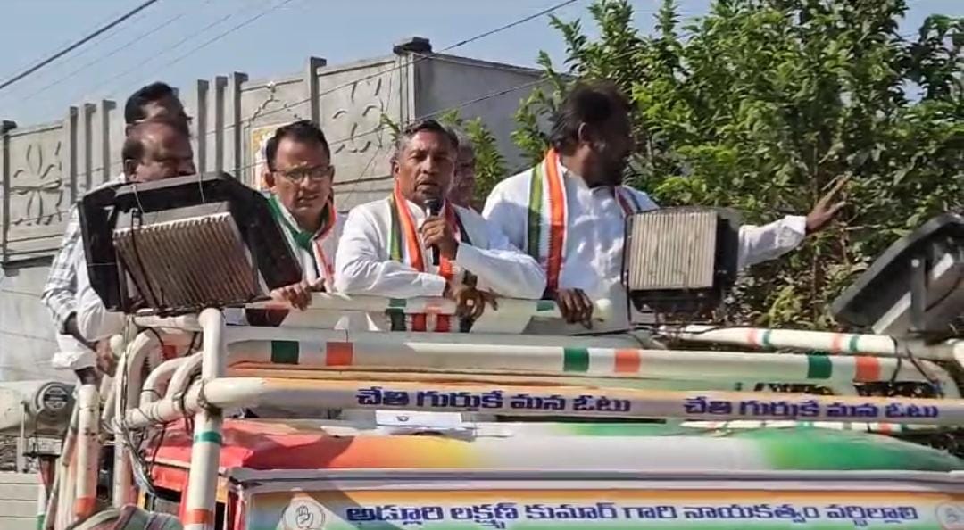ಧರ್ಮಪುರಿಯಲ್ಲಿ ಸಚಿವ ಕೆಎಚ್ ಮುನಿಯಪ್ಪ ಮತಯಾಚನೆ