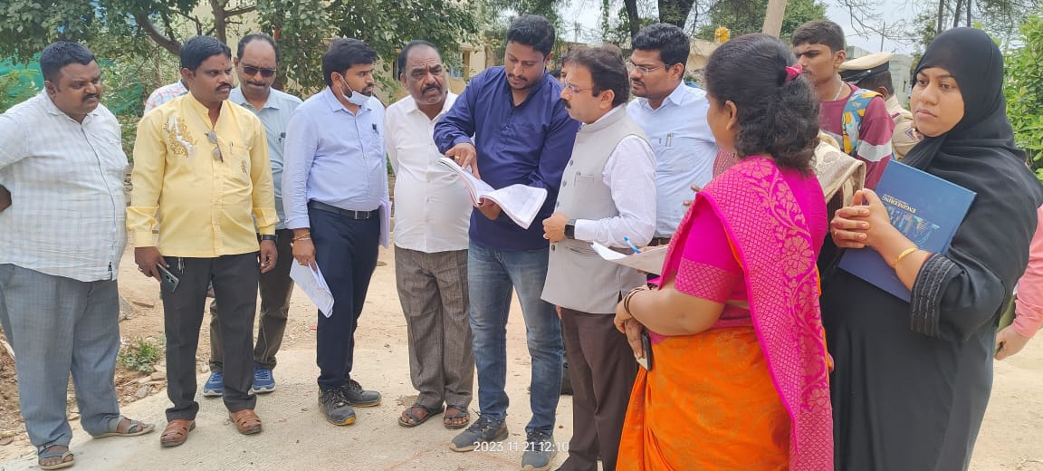 ವಿವಿಧ ಕಾಮಗಾರಿಗಳನ್ನು ಪರಿಶೀಲಿಸಿದ ಡಿಸಿ