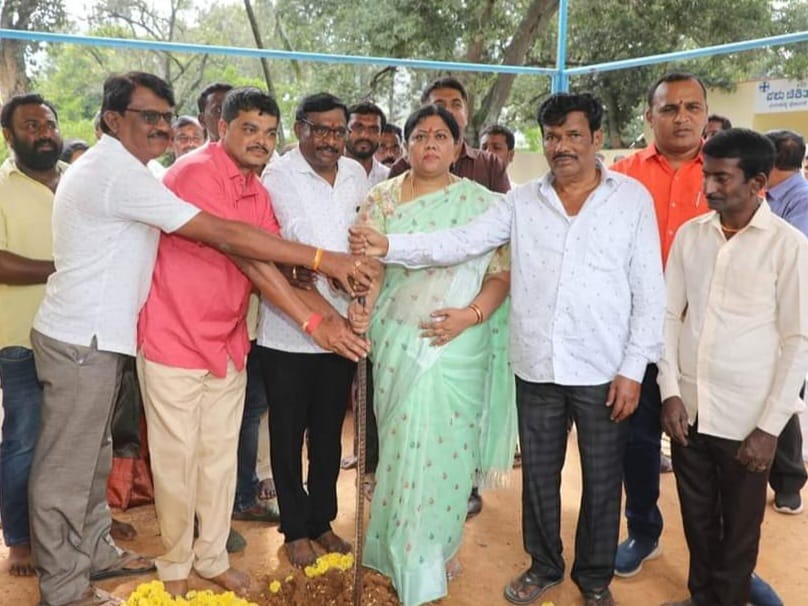 ನೂತನ ಕಟ್ಟಡದ ಭೂಮಿ ಪೂಜೆ ನೆರವೇರಿಸಿದ ಶಾಸಕಿ