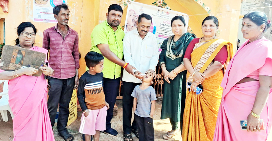 ಪೋಲಿಯೊ ಹನಿ ಮಕ್ಕಳಿಗೆ ಸಂಜೀವಿನಿ - ಮಾರುತಿ ಮಾಸ್ಟರ್