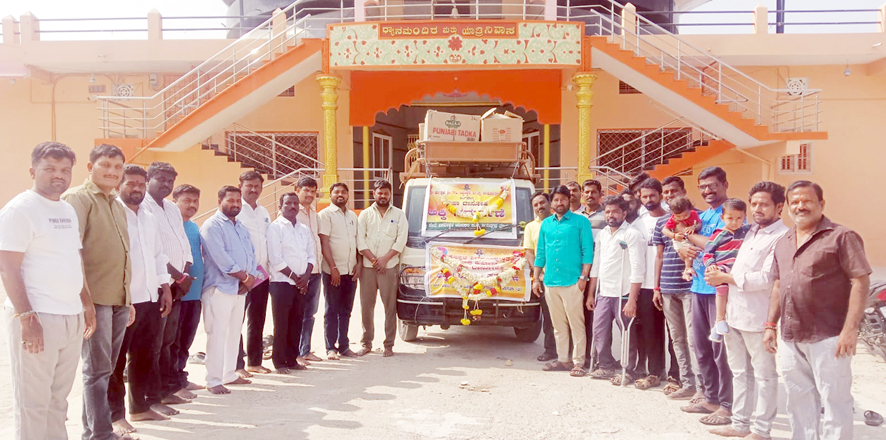 ಕೊಪ್ಪಳ ಶ್ರೀ ಗವಿಸಿದ್ದೇಶ್ವರ ಜಾತ್ರೆಗೆ ಮಾನ್ವಿ ಭಕ್ತರಿಂದ 15 ಸಾವಿರ ರೊಟ್ಟಿ