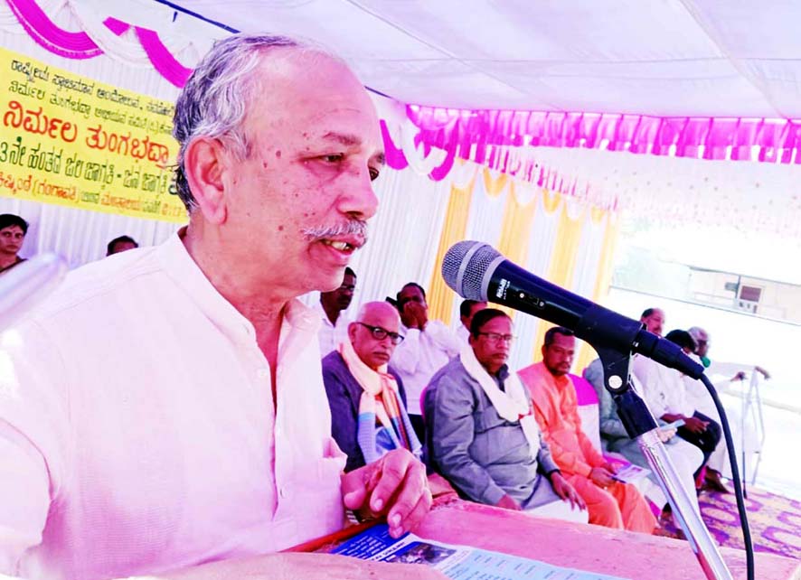 ಜೀವನದಿ ತುಂಗಭದ್ರೆಯ ರಕ್ಷಣೆ ನಮ್ಮೆಲ್ಲರ ಹೊಣೆ - ಮಹಿಮಾ ಪಟೇಲ್
