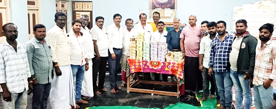 ಅಂಬಾದೇವಿ ಕಾಣಿಕೆ ಹುಂಡಿಯ ಹಣದ ಎಣಿಕೆ 20 ದಿನದಲ್ಲೇ 43.10 ಲಕ್ಷ ರೂ ದಾಖಲೆ ಮೊತ್ತ ಸಂಗ್ರಹ