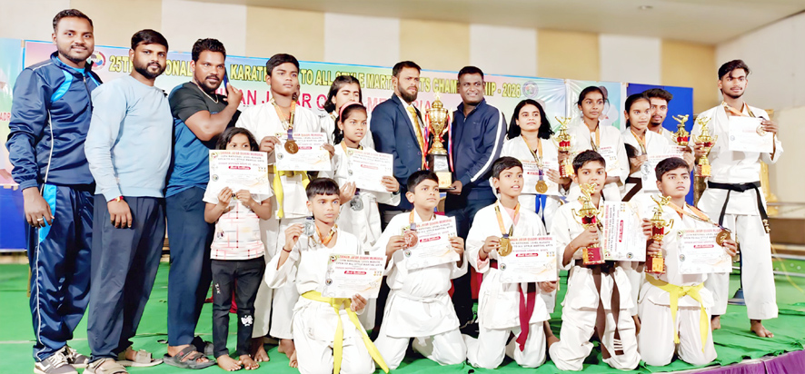 ಶ್ರೀಸೂಗೂರೇಶ್ವರ ಕರಾಟೆ ಸಂಸ್ಥೆ ವಿದ್ಯಾರ್ಥಿಗಳಿಗೆ ಡ್ರ್ಯಾಗನ್ ಚಾಂಪಿಯನ್‌ಶಿಪ್ ಪಟ್ಟ