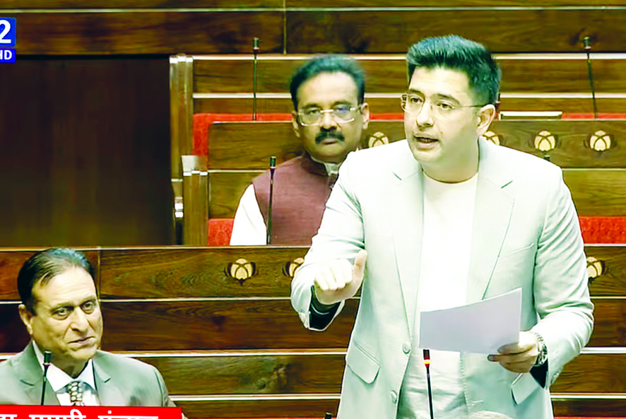 ಜನಪ್ರತಿನಿಧಿಗಳ ಸ್ಥಾನದಿಂದ ಕೆಳಗಿಳಿಸುವ ಹಕ್ಕು ನೀಡಿ : ರಾಘವ ಚಡ್ಡಾ