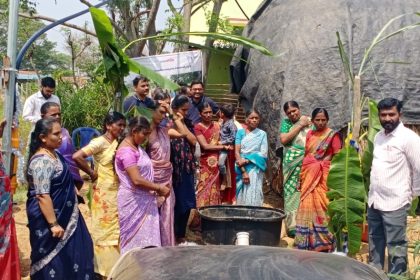 ಹಸು ಸಗಣಿಯಿಂದ ಗೋಬರ್ ಗ್ಯಾಸ್ ಉತ್ಪಾದನೆ