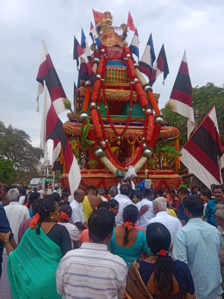 ಅದ್ದೂರಿಯಾಗಿ ನಡೆದ ಹಾಲನೂರು ಶ್ರೀ ಮಲ್ಲೇಶ್ವರ ಸ್ವಾಮಿ ರಥೋತ್ಸವ