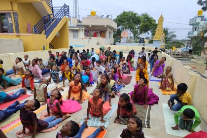 ಸಮಂದೂರು ಸರ್ಕಾರಿ ಶಾಲೆಯಲ್ಲಿ ಯೋಗ ದಿನ ಆಚರಣೆ