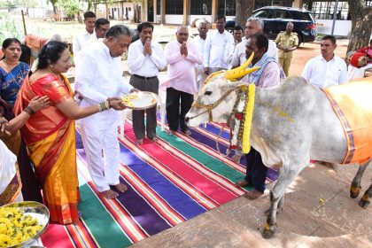 ಚಿಂತಾಮಣಿ: ಶ್ರೀ ಯೋಗಿನಾರೇಯಣ ಮಠದಲ್ಲಿ ವಿಶೇಷ ಗೋಪೂಜೆ