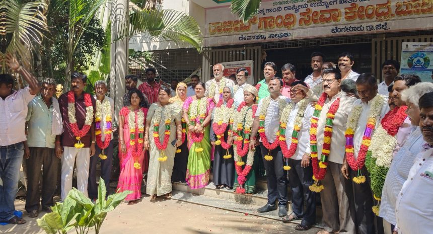 ಬೂದಿಗೆರೆ ಗ್ರಾ,ಪಂ. ಅಧ್ಯಕ್ಷೆಯಾಗಿ ವರಲಕ್ಷ್ಮಿ ಆಯ್ಕೆ