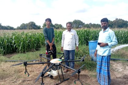 ಕೃಷಿ ಬಳಕೆಗೆ ಡ್ರೋಣ್ ,ಔಷಧ ಸಿಂಪಡಣೆ