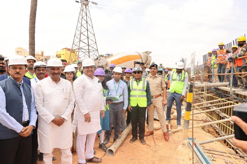 ಬೆಂಗಳೂರು ಉಪನಗರ ರೈಲ್ವೆ ಕಾಮಗಾರಿ ವೀಕ್ಷಣೆ