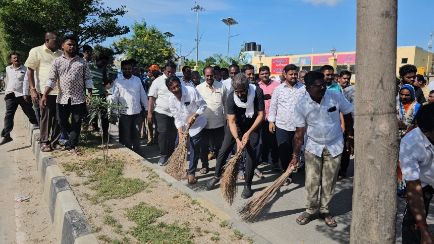 ನಗರದಾದ್ಯಂತ 5 ದಿನಗಳ ಸಾಮೂಹಿಕ ಸ್ವಚತಾ ಅಭಿಯಾನ