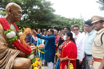 ಗಾಂಧೀಜಿ ಆದರ್ಶವನ್ನು ಇಡೀ ವಿಶ್ವವೇ ಮೆಚ್ಚಿದೆ : ಸಚಿವ ಜಿ. ಪರಮೇಶ್ವರ