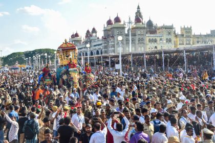 ಅರಮನೆ ಆವರಣದಿಂದ ಬನ್ನಿಮಂಟಪ ತನಕ ಸಾಗಲಿದೆ ಅಂಬಾರಿ