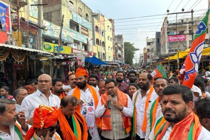 ತೆಲಂಗಾಣದಲ್ಲಿ ಬಿಜೆಪಿ ನಾಯಕರ ಬಿರುಸಿನ ಪ್ರಚಾರ