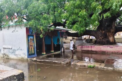 ಮಳೆ : ಹೊಸೂರು – ಸಿದ್ದಾಾಪುರ ಗ್ರಾಾಮಕ್ಕೆೆ ಜಲ ಸಂಕಟ