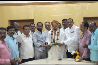 ಮಾಹಿತಿ ಆಯೋಗದ ರಾಜ್ಯ ಆಯುಕ್ತ ಬಿ.ವೆಂಕಟಸಿಂಗ್‌ಗೆ ಸನ್ಮಾಾನ