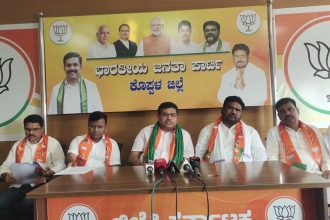 ತುಂಗಭದ್ರಾಾ ನೀರಿಗಾಗಿ ಕೊಪ್ಪಳದಲ್ಲಿ ಬಿಜೆಪಿಯಿಂದ ಬೃಹತ್ ಪ್ರತಿಭಟನೆ