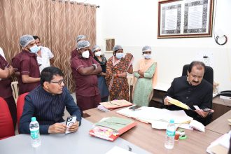 ಆಹಾರ ಆಯೋಗದ ಅಧ್ಯಕ್ಷರಿಂದ ಜಿಮ್ಸ್ ಭೇಟಿ:  ರೋಗಿಗಳಿಗೆ ಮೊಟ್ಟೆೆ, ಕಾಫಿ-ಟೀ ಕೊಡದಿದ್ದಕ್ಕೆೆ ಅಸಮಾಧಾನ