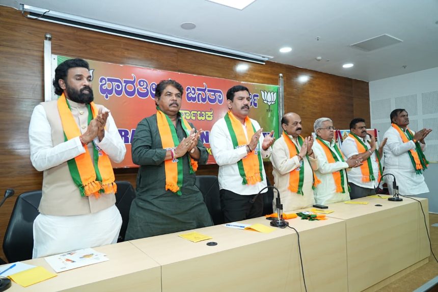 ಬಿಜೆಪಿ ಪ್ರಮುಖರ ಸಭೆಯ ಬಳಿಕ ರಾಜ್ಯಾಾಧ್ಯಕ್ಷ ವಿಜಯೇಂದ್ರ ಆಗ್ರಹ ಎರಡನೇ ಬೆಳೆಗೆ ನೀರು ಕೊಡದಿದ್ದರೆ ಎಕರೆಗೆ 25 ಸಾವಿರ ಪರಿಹಾರ ನೀಡಿ