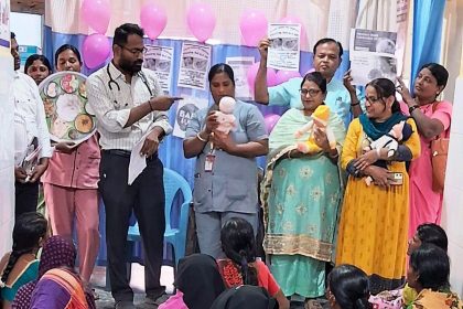 ಲಿಂಗಸುಗೂರ ಸರಕಾರಿ ಆಸ್ಪತ್ರೆೆಯಲ್ಲಿ ನವಜಾತ ಶಿಶು ಸಪ್ತಾಾಹ