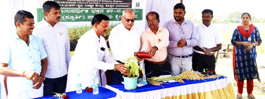 ರೈತರು ನೂತನ ಕೃಷಿ ಆವಿಷ್ಕಾಾರಗಳನ್ನು ಅಳವಡಿಸಿಕೊಳ್ಳಬೇಕು – ಡಾ.ಎ.ಅಮರೇಗೌಡ