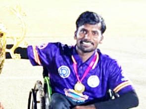 ವ್ಹೀಲ್ ಚೇರ್ ರಾಷ್ಟ್ರೀಯ ಕ್ರಿಕೆಟ್ ತಂಡಕ್ಕೆ ಶಿವಪ್ಪ ಕರಡಿ ಆಯ್ಕೆ