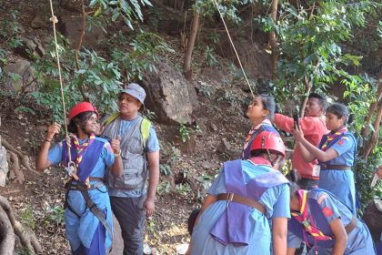 ಬಳ್ಳಾರಿಯ ವಿದ್ಯಾಾರ್ಥಿಗಳಿಗೆ ಯಶವಂತನಗರದಲ್ಲಿ ಚಾರಣ