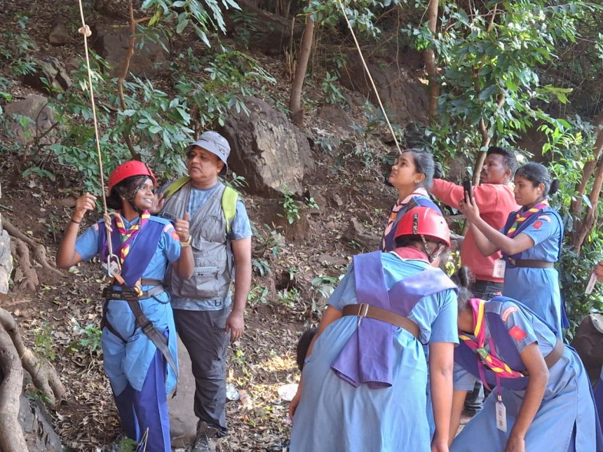 ಬಳ್ಳಾರಿಯ ವಿದ್ಯಾಾರ್ಥಿಗಳಿಗೆ ಯಶವಂತನಗರದಲ್ಲಿ ಚಾರಣ