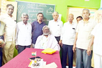 ಹಿರಿಯ ನಾಗರಿಕರಿಗೆ ಉಚಿತ ಆರೋಗ್ಯ ತಪಾಸಣೆ