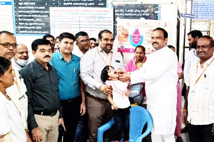 ಪೋಲಿಯೋ ಅಭಿಯಾನಕ್ಕೆ ವಿಧಾನ ಪರಿಷತ್ ಶಾಸಕ ಚಾಲನೆ