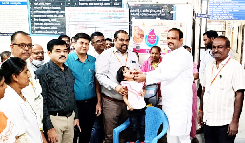 ಪೋಲಿಯೋ ಅಭಿಯಾನಕ್ಕೆ ವಿಧಾನ ಪರಿಷತ್ ಶಾಸಕ ಚಾಲನೆ