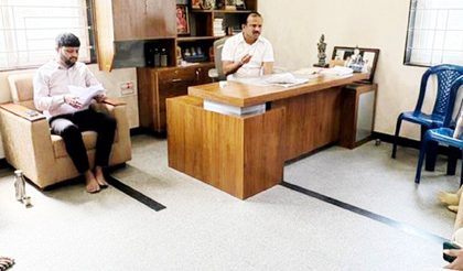 ತಹಶೀಲ್ದಾರ, ಪೊಲೀಸ್ ಅಧಿಕಾರಿಗಳೊಂದಿಗೆ ಎಂಎಲ್‌ಸಿ ಚರ್ಚೆ ಅಕ್ರಮ ಚಟುವಟಿಕೆಗಳಿಗೆ ಕಡಿವಾಣ ಹಾಕಲು ಬಸನಗೌಡ ಬಾದರ್ಲಿ ಸೂಚನೆ