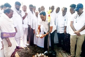 7ನೇ ಮೈಲ್‌ಕ್ಯಾಾಂಪಿನಿಂದ ಬನ್ನಟ್ಟಿ ಕ್ಯಾಾಂಪ್ ರಸ್ತೆ ಡಾಂಬಾರೀಕರಣಕ್ಕೆ ಶಾಸಕರಿಂದ ಚಾಲನೆ