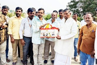 ಕಾರ್ಮಿಕರಿಗೆ ಟೂಲ್ ಕಿಟ್ ವಿತರಣೆ ಕಾರ್ಮಿಕರ ಮಕ್ಕಳಿಗೆ ವಸತಿ ಶಾಲೆ ಮಂಜೂರಿಗೆ ಕ್ರಮ – ಶಾಸಕ ಹಂಪಯ್ಯ ನಾಯಕ