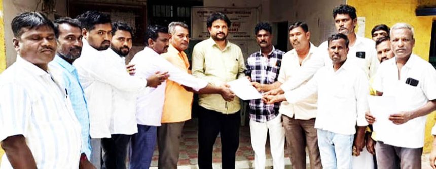 ಕವಿತಾಳ : ಇ- ಸ್ವತ್ತು ನೀಡಲು ಮನವಿ