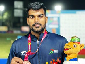 ಖೇಲೊ ಇಂಡಿಯಾ ಯುನಿವರ್ಸಿಟಿ ಗೇಮ್‌ಸ್‌ : ಬಳ್ಳಾರಿಯ ವಿಎಸ್‌ಕೆಯ ಲೊಕೇಶ್ ರಾಥೋಡ್‌ಗೆ ಕಂಚಿನ ಪದಕ