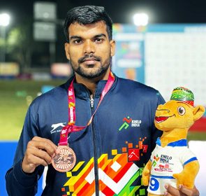ಖೇಲೊ ಇಂಡಿಯಾ ಯುನಿವರ್ಸಿಟಿ ಗೇಮ್‌ಸ್‌ : ಬಳ್ಳಾರಿಯ ವಿಎಸ್‌ಕೆಯ ಲೊಕೇಶ್ ರಾಥೋಡ್‌ಗೆ ಕಂಚಿನ ಪದಕ