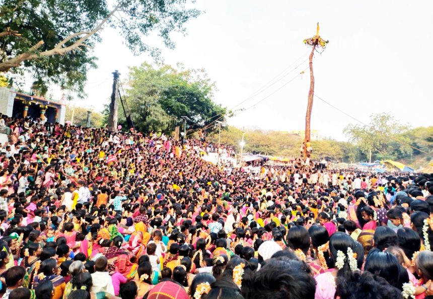 ಅದ್ಧೂರಿಯಾಗಿ ಜರುಗಿದ ಮಾರುತೇಶ್ವರ ಜಾತ್ರೆ ಹಾಲುಗಂಬ ಸ್ಪರ್ಧೆ ಕಣ್ತುಂಬಿಕೊಂಡ ಜನಸ್ತೋಮ