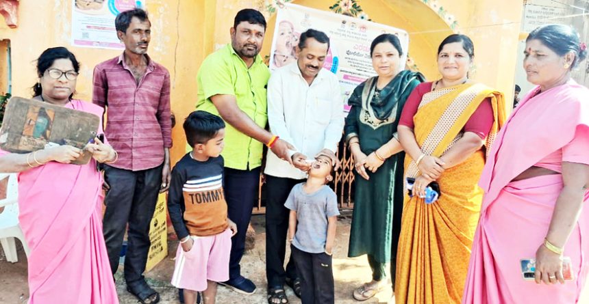 ಪೋಲಿಯೊ ಹನಿ ಮಕ್ಕಳಿಗೆ ಸಂಜೀವಿನಿ – ಮಾರುತಿ ಮಾಸ್ಟರ್
