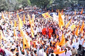 ಕೋಲಿ, ಕಬ್ಬಲಿಗ ಸ್ವಾಾಭಿಮಾನಿಗಳ ಬೃಹತ್ ಪ್ರತಿಭಟನೆ: ಎಸ್ಟಿ ಸೇರ್ಪಡೆಗೆ ಆಗ್ರಹ