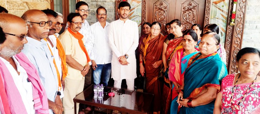 ವೀರಶೈವ ಸಮಾಜದ ನೂತನ ಅಧ್ಯಕ್ಷರಿಂದ ಶಾಸಕ ಶರಣಗೌಡ ಕಂದಕೂರಿಗೆ ಸನ್ಮಾನ